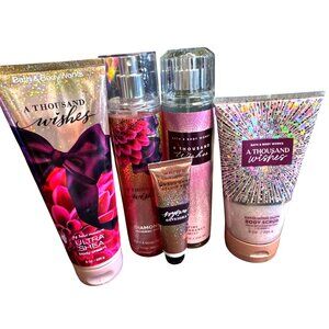 Bath & Body Works "A Thousand Wishes" 5‎ Piece Set NEW